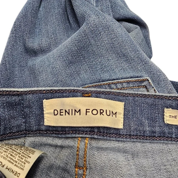 Denim Forum Womens The Lola High Rise Skinny  Jeans Size 24 - Picture 3 of 8